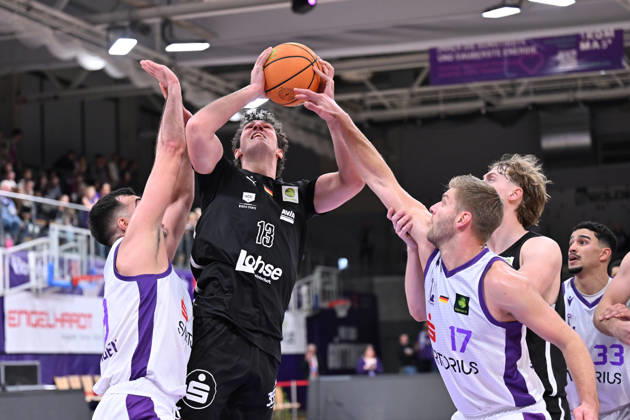 BG Göttingen vs. Nürnberg Falcons, 17-10-2026, Göttingen Basketball, 2nd Bundesliga, ProA, BG Göttingen vs. Nürnberg Falcons, Matchday 5, Sparkassen Arena, Daniel Helterhoff, Nürnberg Falcons, Göttingen, Lower Saxony, Germany