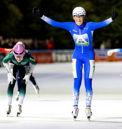 AMSTERDAM - Sofia Schilder wins the first women s Marathon Cup race at the Jaap Eden Track. RAMON VAN FLYMEN ANP xVIxANPxSportx xxANPxIVx 572735562 originalFilename: 572735562.jpg