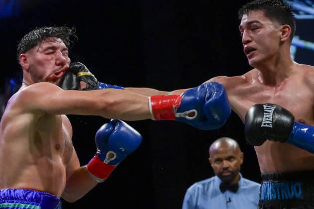 October 17, 2026, Las Vegas, Nevada, USA: JAMIE OSUNA defeats CRISTIAN CANGELOSI via majority Decision at the Chelsea of The Cosmopolitan in Las Vegas. Las Vegas USA - ZUMAo117 20261017_zsp_o117_009 Copyright: xMikaelxOnax
