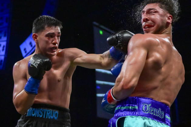 October 17, 2026, Las Vegas, Nevada, USA: JAMIE OSUNA defeats CRISTIAN CANGELOSI via majority Decision at the Chelsea of The Cosmopolitan in Las Vegas. Boxing 2026: Jamie Osuna Defeats Cristian Cangelosi Via Majority Decision  - ZUMAo117 20261017_zsp_o117_003 Copyright: xMikaelxOnax