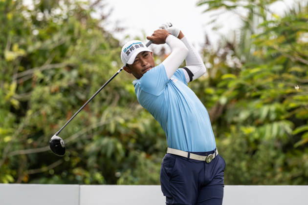 October 18, 2026, Macau, Macao Sar, China: WANG Wei-hsuan from Taiwan on the first tee. Macau Open Golf 2026 Final Round. Macau China - ZUMAr144 20261018_zap_r144_034 Copyright: xJaynexRussellx