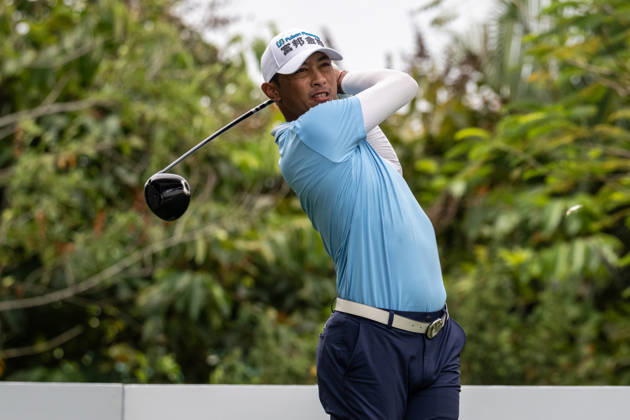 October 18, 2026, Macau, Macao Sar, China: WANG Wei-hsuan from Taiwan on the first tee. Macau Open Golf 2026 Final Round. Macau Open Golf 2026 Final Round  - ZUMAr144 20261018_zap_r144_041 Copyright: xJaynexRussellx