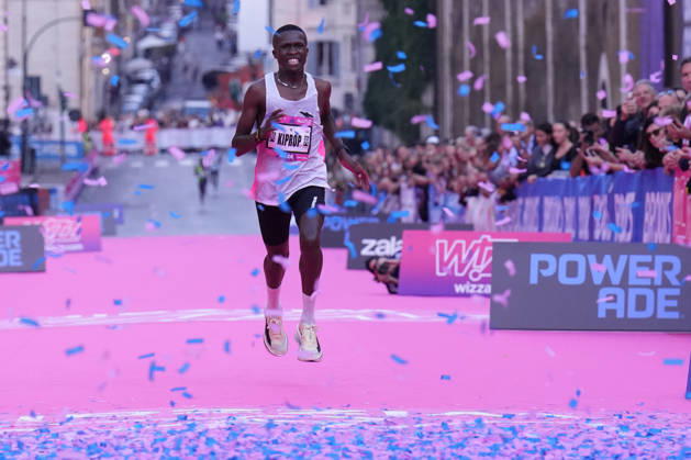 Kiprop Elisha during the 3th edition of the Wizz Air Rome Half Marathon by Brooks 2026 Rome s, Italy - Sunday, October 18, 2026. ( Photo by Alfredo Falcone LaPresse )  Copyright: xAlfredoxFalcone LaPressex