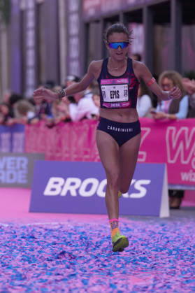 Epis Giovanna during the 3th edition of the Wizz Air Rome Half Marathon by Brooks 2026 Rome s, Italy - Sunday, October 18, 2026. ( Photo by Alfredo Falcone LaPresse )  Copyright: xAlfredoxFalcone LaPressex