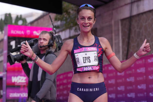 Epis Giovanna during the 3th edition of the Wizz Air Rome Half Marathon by Brooks 2026 Rome s, Italy - Sunday, October 18, 2026. ( Photo by Alfredo Falcone LaPresse )  Copyright: xAlfredoxFalcone LaPressex