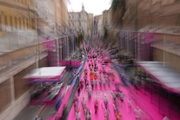 A moment of during the 3th edition of the Wizz Air Rome Half Marathon by Brooks 2026 Rome s, Italy - Sunday, October 18, 2026. ( Photo by Alfredo Falcone LaPresse ) Copyright: xAlfredoxFalcone LaPressex