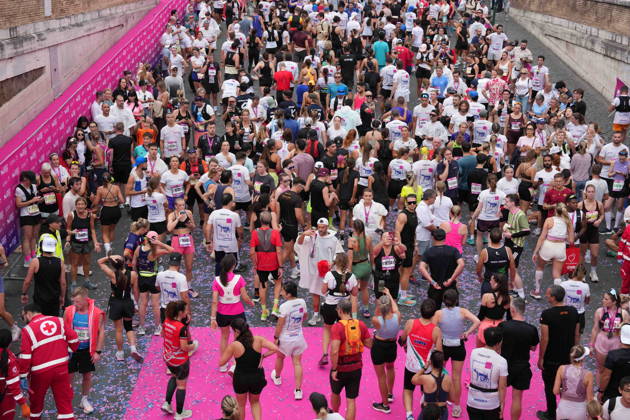 A moment of during the 3th edition of the Wizz Air Rome Half Marathon by Brooks 2026 Rome s, Italy - Sunday, October 18, 2026. ( Photo by Alfredo Falcone LaPresse ) Copyright: xAlfredoxFalcone LaPressex