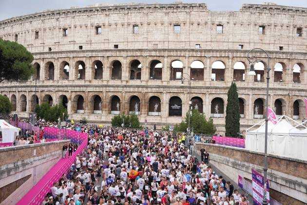 A moment of during the 3th edition of the Wizz Air Rome Half Marathon by Brooks 2026 Rome s, Italy - Sunday, October 18, 2026. ( Photo by Alfredo Falcone LaPresse ) Copyright: xAlfredoxFalcone LaPressex