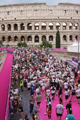 A moment of during the 3th edition of the Wizz Air Rome Half Marathon by Brooks 2026 Rome s, Italy - Sunday, October 18, 2026. ( Photo by Alfredo Falcone LaPresse ) Copyright: xAlfredoxFalcone LaPressex