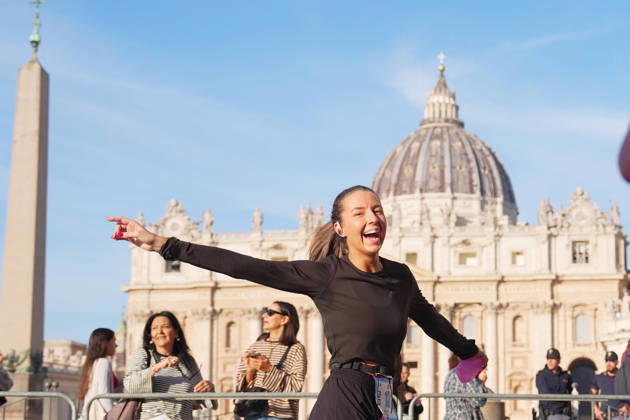 A moment during the Wizz Air Half Marathon 2026- Rome , October 18 , 2026 .  Copyright: xSpada LaPressex