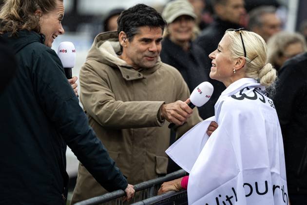 AMSTERDAM - Mikky Keetels is the best Dutch woman at the Amsterdam Marathon. ANP RAMON VAN FLYMEN xVIxANPxSportx xxANPxIVx 572823828 originalFilename: 572823828