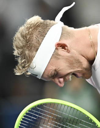 (261018) -- SHANGHAI, Oct. 18, 2026 -- Alejandro Davidovich Fokina of Spain celebrates after the men s singles final match against Rafael Jodar of Spain at the 2026 ATP, Tennis Herren tour Shanghai Masters tennis tournament in Shanghai, China, Oct. 18, 2026. ) (SP)CHINA-SHANGHAI-TENNIS-SHANGHAI MASTERS-MEN S SINGLES (CN) ChenxHaoming 