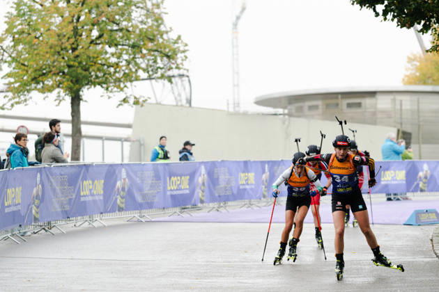 October 18, 2026, GER, Biathlon, Women, IBU Biathlon Loop One Festival 2026, 2026–2027 Season, Women’s Super Sprint Qualification, Heat 1–4: Julia Tannheimer (DEU), 34th in the head-to-head match, Munich Olympic Park, Bavaria, Germany Copyright: xNordphoto Vux