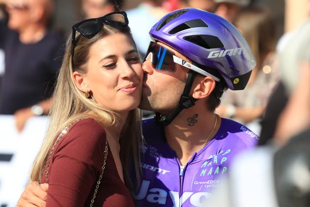 Veneto Classic - UCI Cycling race Pierre Teyssot MAXPPP ; Veneto Classic - UCI Cycling race . Cittadella, Italy on October 18, 2026. Andrea VENDRAME ITA and girl friend Pierre Teyssot Maxppp Cittadella Veneto Italy Copyright: xMAXPPPxPierrexTeyssotx TEY28599 TEY28599