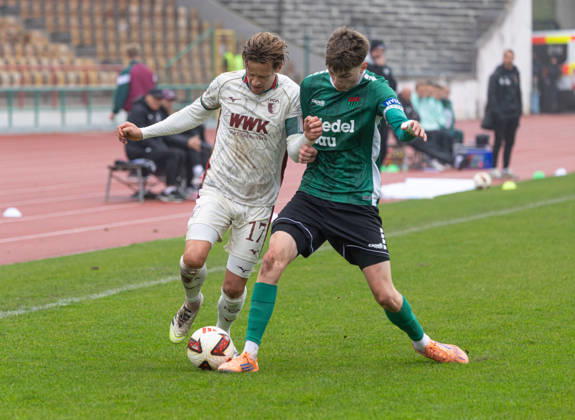 Football, Bavarian Regional League, FC Augsburg U23 – 1. FC Schweinfurt 05