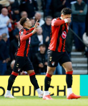 Marcus Tavernier of AFC Bournemouth celebrates scoring a goal after making the score 1-0. Bournemouth v Sunderland, Premier League, Football, Vitality Stadium, Bournemouth, UK - 18 Oct 2026Bournemouth Vitality Stadium United Kingdom EDITORIAL USE ONLY No use with unauthorised audio, video, data, fixture lists, club league logos or live services. Online in-match use limited to 120 images, no video emulation. No use in betting, games or single club league player publications. Copyright: xJamesxMarsh Shutterstockx 17222646o