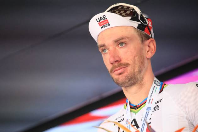 Veneto Classic - UCI Cycling race Pierre Teyssot MAXPPP ; Veneto Classic - UCI Cycling race . Bassano del Grappa, Italy on October 18, 2026. Reigning World Champion Brandon Mcnulty (USA) UAE TEAM EMIRATES XRG wins the race. Brandon Mcnulty (USA) UAE TEAM EMIRATES XRG Pierre Teyssot Maxppp Bassano del Grappa Veneto Italy  Copyright: xMAXPPPxPierrexTeyssotx TEY29362 TEY29362