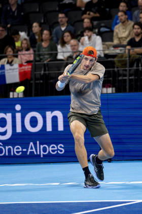 TENNIS : ATP, Tennis Herren 250 - Grand Tennis AURA - Decines (France) 18 10 2026 Valentin ROYER (FRA) vs Clement TABUR (FRA) during the qualifying tournament of the Auvergne Rhône-Alpes Grand Prix at the LDLC Arena in Décines on October 18, 2026. Photo Sandrine Thesillat PsNewZ  Copyright: xSandrinexTHESILLATx