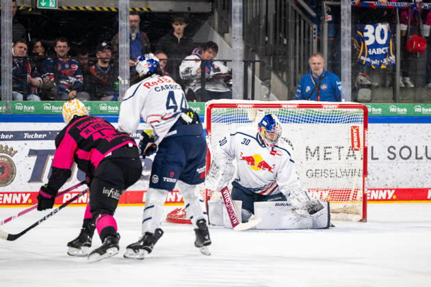 Antoine Bibeau, 30, RBM, Nuremberg Ice Tigers vs. Red Bull Munich, Ice Hockey, Penny DEL, Matchday 10, October 18, 2026, Nuremberg Ice Tigers vs. Red Bull Munich, Ice Hockey, Penny DEL, Matchday 10, October 18, 2026 Copyright: xEibner-Pressefoto ThomasxHahnx EP_NIT