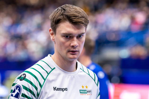 Oskar Sunnefeldt Frisch Auf Göppingen, 27 GER, TBV Lemgo Lippe vs. Frisch Auf Göppingen, Handball, 1st Bundesliga, Matchday 9, 2026–2027 Season, October 18, 2026 GER, TBV Lemgo Lippe vs. Frisch Auf Goeppingen, Handball, 1st Bundesliga, Matchday 9, 2026–2027 season, October 18, 2026 Lemgo Copyright: xEibner-Pressefoto JanxRollingerx EP_JSK