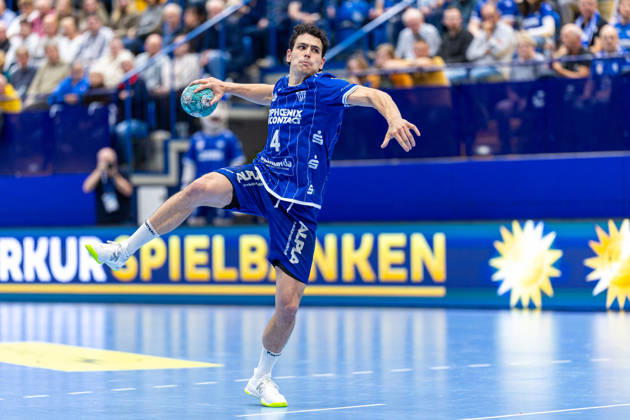 Samuel Zehnder, TBV Lemgo Lippe, 4th in penalty throw accuracy (GER), TBV Lemgo Lippe vs. Frisch Auf Göppingen, Handball, 1st Bundesliga, Matchday 9, 2026–2027 season, October 18, 2026 GER, TBV Lemgo Lippe vs. Frisch Auf Göppingen, Handball, 1st Bundesliga, Matchday 9, 2026–2027 season, October 18, 2026 Lemgo Copyright: xEibner-Pressefoto JanxRollingerx EP_JSK