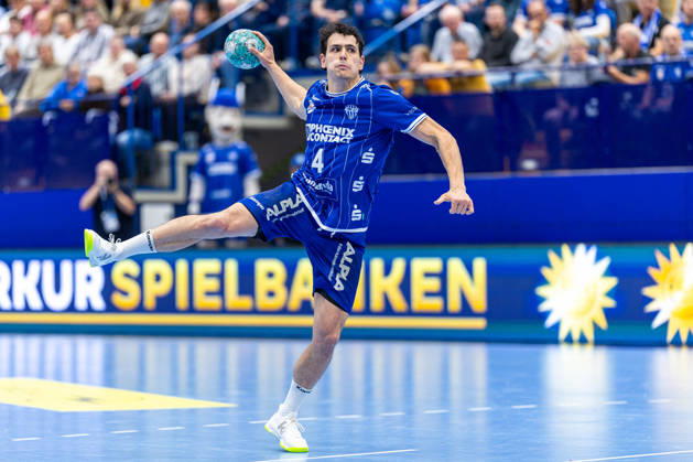 Samuel Zehnder, TBV Lemgo Lippe, 4th in penalty throw accuracy (GER), TBV Lemgo Lippe vs. Frisch Auf Göppingen, Handball, 1st Bundesliga, Matchday 9, 2026–2027 season, October 18, 2026 GER, TBV Lemgo Lippe vs. Frisch Auf Göppingen, Handball, 1st Bundesliga, Matchday 9, 2026–2027 season, October 18, 2026 Lemgo Copyright: xEibner-Pressefoto JanxRollingerx EP_JSK