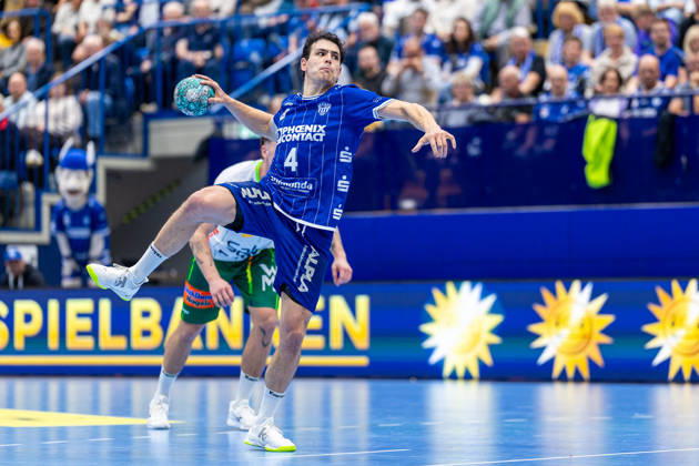 Samuel Zehnder, TBV Lemgo Lippe, 4th in penalty throw accuracy (GER), TBV Lemgo Lippe vs. Frisch Auf Göppingen, Handball, 1st Bundesliga, Matchday 9, 2026–2027 season, October 18, 2026 GER, TBV Lemgo Lippe vs. Frisch Auf Göppingen, Handball, 1st Bundesliga, Matchday 9, 2026–2027 season, October 18, 2026 Lemgo Copyright: xEibner-Pressefoto JanxRollingerx EP_JSK