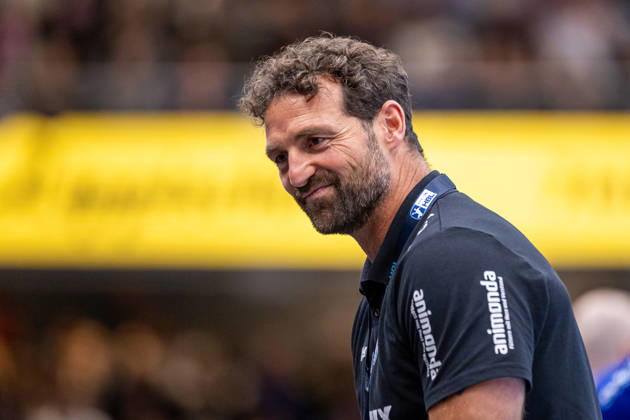 Florian Kehrmann, TBV Lemgo Lippe, Coach (GER), TBV Lemgo Lippe vs. Frisch Auf Göppingen, Handball, 1st Bundesliga, Matchday 9, 2026–2027 Season, October 18, 2026 GER, TBV Lemgo Lippe vs. Frisch Auf Göppingen, Handball, 1st Bundesliga, Matchday 9, 2026–2027 season, October 18, 2026 Lemgo Copyright: xEibner-Pressefoto JanxRollingerx EP_JSK