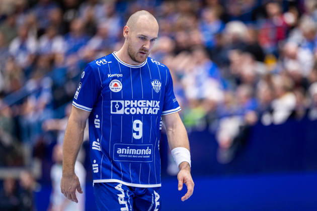 Christian O Sullivan, TBV Lemgo Lippe, October 9, 2026, TBV Lemgo Lippe vs. Frisch Auf Göppingen, Handball, 1st Bundesliga, Matchday 9, 2026–2027 Season, October 18, 2026 GER, TBV Lemgo Lippe vs. Frisch Auf Göppingen, Handball, 1st Bundesliga, Matchday 9, 2026–2027 season, October 18, 2026 Lemgo Copyright: xEibner-Pressefoto JanxRollingerx EP_JSK