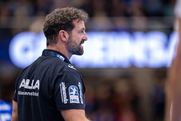 Florian Kehrmann, TBV Lemgo Lippe, Coach (GER), TBV Lemgo Lippe vs. Frisch Auf Göppingen, Handball, 1st Bundesliga, Matchday 9, 2026–2027 Season, October 18, 2026 GER, TBV Lemgo Lippe vs. Frisch Auf Göppingen, Handball, 1st Bundesliga, Matchday 9, 2026–2027 season, October 18, 2026 Lemgo Copyright: xEibner-Pressefoto JanxRollingerx EP_JSK