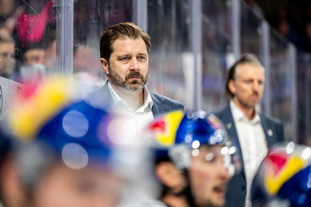 Oliver David, Trainer, Coach, Head Coach, RBM, Nuremberg Ice Tigers vs. Red Bull Munich, Ice Hockey, Penny DEL, Matchday 10, October 18, 2026, Nuremberg Ice Tigers vs. Red Bull Munich, Ice Hockey, Penny DEL, Matchday 10, October 18, 2026 Copyright: xEibner-Pressefoto ThomasxHahnx EP_NIT