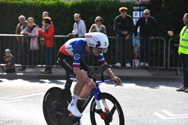 October 18, 2026, Les Herbiers, Pays De La Loire, France: French cyclist Remi Cavagna of the Groupama-FDJ team competes in the Chrono des Nations in Les Herbiers, France, on October 18, 2026. Les Herbiers France - ZUMAh284 20261018_znp_h284_019 Copyright: xRonanxHoussinx