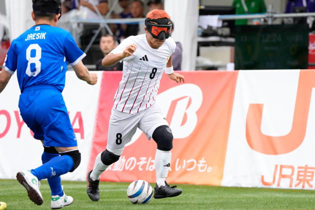 Masaki Goto (JPN), OCTOBER 19, 2026 - Blind Football : Qualifying Match between Japan - Republic of Korea at Nagoya City Tsuruma Park Multipurpose Sports Field during The Asian Para Games Aichi-Nagoya 2026 in Aichi, Japan. Noxthirdxpartyxsales  aflo_357251812 MARUYAMA,xKoheix