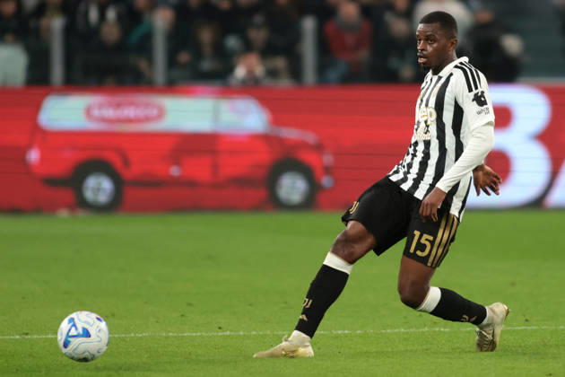 2026-10-18 Juventus FC v SS Lazio - Serie A 2026 27 TURIN, ITALY - OCTOBER 18: Pierre Kalulu of Juventus during the Serie A 2026 27 match between Juventus FC and SS Lazio at Allianz Stadium on October 18, 2026 in Turin, Italy. (Photo by Nderim Kaceli BSR Agency) Turin Italy Content not available for redistribution in The Netherlands directly or indirectly through any third parties. Copyright: xBSRxAgencyx