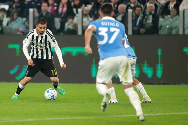 2026-10-18 Juventus FC v SS Lazio - Serie A 2026 27 TURIN, ITALY - OCTOBER 18: Edon Zhegrova of Juventus during the Serie A 2026 27 match between Juventus FC and SS Lazio at Allianz Stadium on October 18, 2026 in Turin, Italy. (Photo by Nderim Kaceli BSR Agency) Turin Italy Content not available for redistribution in The Netherlands directly or indirectly through any third parties. Copyright: xBSRxAgencyx