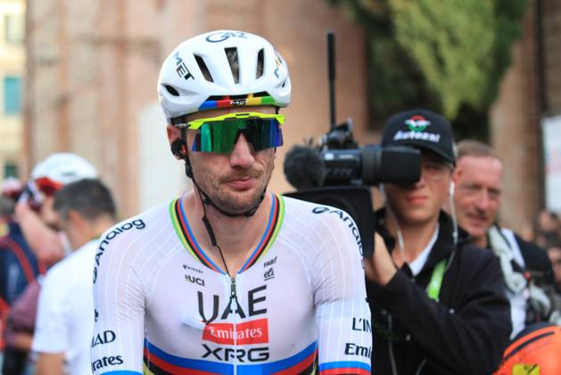 Veneto Classic - UCI Cycling race Pierre Teyssot MAXPPP ; Veneto Classic - UCI Cycling race . Bassano del Grappa, Italy on October 18, 2026. Brandon Mcnulty (USA) UAE TEAM EMIRATES XRG Pierre Teyssot Maxppp Bassano del Grappa Veneto Italy  Copyright: xMAXPPPxPierrexTeyssotx TEY29187 TEY29187