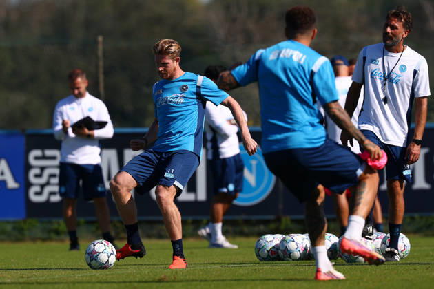 Football, Champions League, SSC Napoli, Training