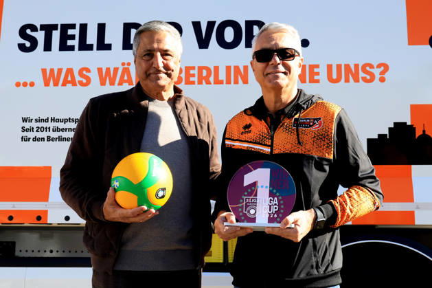 October 19, 2026, DEU, GER, Germany, Volleyball, BR Volleys Press Conference, 2026–2027 Season, Berlin, BR Volleys Managing Director Kaweh Niroomand, Head Coach Andrea Anastasi, Captain Ruben Schott, nordphoto GmbH Engler, Berlin, Berlin, Berlin, Germany Copyright: xNordphotox xEnglerx