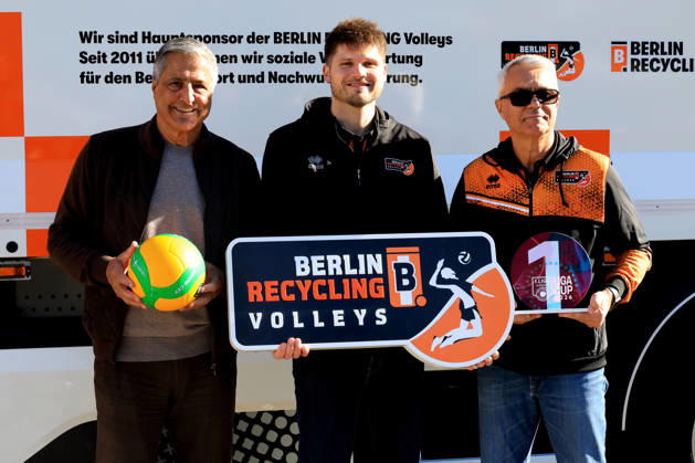 October 19, 2026, DEU, GER, Germany, Volleyball, BR Volleys Press Conference, 2026–2027 Season, Berlin, BR Volleys Managing Director Kaweh Niroomand, Head Coach Andrea Anastasi, Captain Ruben Schott, nordphoto GmbH Engler, Berlin, Berlin, Berlin, Germany Copyright: xNordphotox xEnglerx