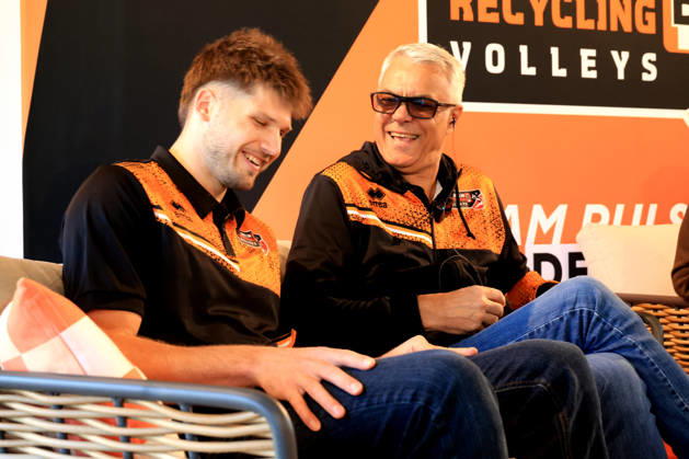 October 19, 2026, DEU, GER, Germany, Volleyball, BR Volleys Press Conference, 2026–2027 Season, Berlin, BR Volleys Managing Director Kaweh Niroomand, Head Coach Andrea Anastasi, Captain Ruben Schott, nordphoto GmbH Engler, Berlin, Berlin, Berlin, Germany Copyright: xNordphotox xEnglerx