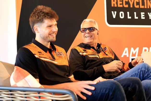 October 19, 2026, DEU, GER, Germany, Volleyball, BR Volleys Press Conference, 2026–2027 Season, Berlin, BR Volleys Managing Director Kaweh Niroomand, Head Coach Andrea Anastasi, Captain Ruben Schott, nordphoto GmbH Engler, Berlin, Berlin, Berlin, Germany Copyright: xNordphotox xEnglerx