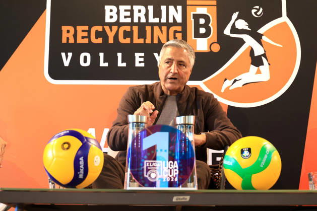 October 19, 2026, DEU, GER, Germany, Volleyball, BR Volleys Press Conference, 2026–2027 Season, Berlin, BR Volleys Managing Director Kaweh Niroomand, Head Coach Andrea Anastasi, Captain Ruben Schott, nordphoto GmbH Engler, Berlin, Berlin, Berlin, Germany Copyright: xNordphotox xEnglerx