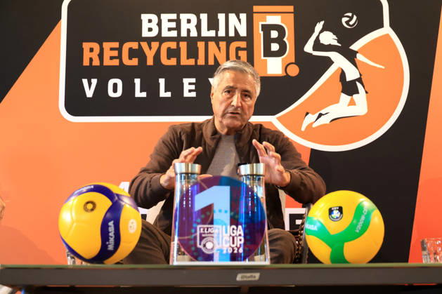 October 19, 2026, DEU, GER, Germany, Volleyball, BR Volleys Press Conference, 2026–2027 Season, Berlin, BR Volleys Managing Director Kaweh Niroomand, Head Coach Andrea Anastasi, Captain Ruben Schott, nordphoto GmbH Engler, Berlin, Berlin, Berlin, Germany Copyright: xNordphotox xEnglerx