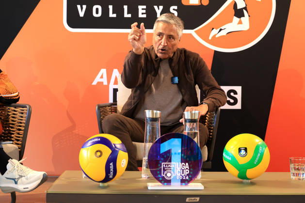 October 19, 2026, DEU, GER, Germany, Volleyball, BR Volleys Press Conference, 2026–2027 Season, Berlin, BR Volleys Managing Director Kaweh Niroomand, Head Coach Andrea Anastasi, Captain Ruben Schott, nordphoto GmbH Engler, Berlin, Berlin, Berlin, Germany Copyright: xNordphotox xEnglerx