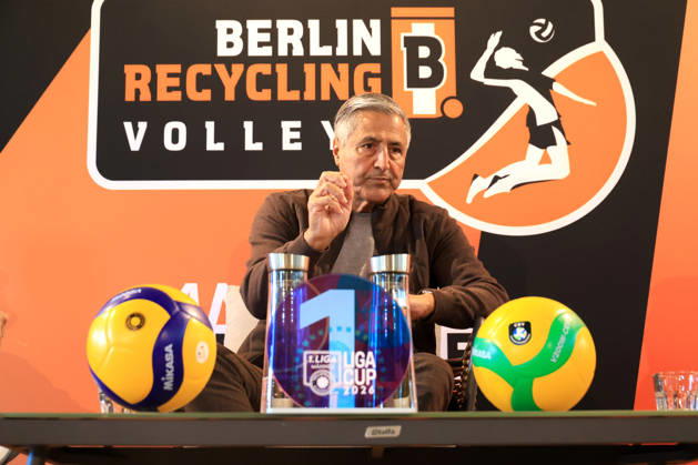 October 19, 2026, DEU, GER, Germany, Volleyball, BR Volleys Press Conference, 2026–2027 Season, Berlin, BR Volleys Managing Director Kaweh Niroomand, Head Coach Andrea Anastasi, Captain Ruben Schott, nordphoto GmbH Engler, Berlin, Berlin, Berlin, Germany Copyright: xNordphotox xEnglerx