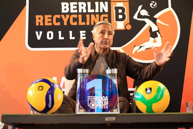 October 19, 2026, DEU, GER, Germany, Volleyball, BR Volleys Press Conference, 2026–2027 Season, Berlin, BR Volleys Managing Director Kaweh Niroomand, Head Coach Andrea Anastasi, Captain Ruben Schott, nordphoto GmbH Engler, Berlin, Berlin, Berlin, Germany Copyright: xNordphotox xEnglerx