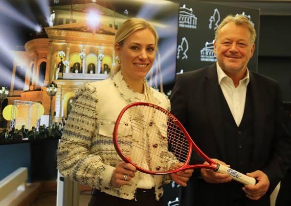 Tennis, Angelique Kerber wird als Legende des Sports geehrt, Presseterm in Frankfurt am Main