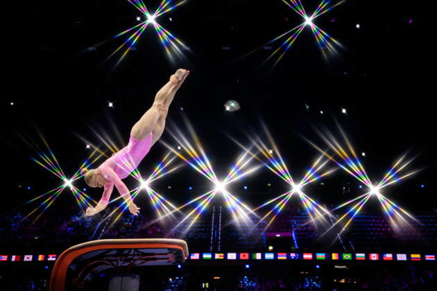 261019 Editor’s note: An on-camera star filter was used to create this photo. Charlize Moerz of Austria competes in the women’s vault qualifiers during day three of the 2026 Artistic Gymnastics World Championships on October 19, 2026 in Rotterdam. Photo by Joel Marklund, BILDBYRÅN. Code: JM JM0860. bbeng, artistic gymnastics, gymnastics, World Championships, women’s artistic gymnastics, women’s gymnastics, World Championships, women’s artistic gymnastics, women’s gymnastics, World Championships, women’s artistic gymnastics, women’s gymnastics, World Championships, women’s artistic gymnastics, women’s gymnastics, World Championships, women’s artistic gymnastics, women’s gymnastics, World Championships, women’s artistic gymnastics, women’s gymnastics, World Championships, women’s artistic gymnastics, women’s gymnastics, World Championships, women’s artistic gymnastics, women’s gymnastics, World Championships, women’s artistic gymnastics, women’s gymnastics, World Championships, women’s artistic gymnastics, women’s gymnastics, World Championships, women’s artistic gymnastics, women’s gymnastics, World Championships, women’s artistic gymnastics, women’s gymnastics, World Championships, women’s artistic gymnastics, women’s gymnastics, World Championships, women’s artistic gymnastics, women’s gymnastics, World Championships, women’s artistic gymnastics, women’s gymnastics, World Championships, women’s artistic gymnastics, women’s gymnastics, World Championships, women’s artistic gymnastics, women’s gymnastics, World Championships, women’s artistic gymnastics, women’s gymnastics, World Championships, women’s artistic gymnastics, women’s gymnastics, World Championships, women’s artistic gymnastics, women’s gymnastics, World Championships, women’s artistic gymnastics, women’s gymnastics, World Championships, women’s artistic gymnastics, women’s gymnastics, World Championships, women’s artistic gymnastics, women’s gymnastics, Copyright: JOELxMARKLUND BB261019JM061