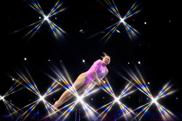 261019 Editor s note: An on-camera star filter was used to create this photo. Leni Bohle of Austria competes in the women s vault qualifying round on the third day of the 2026 Artistic Gymnastics World Championships on October 19, 2026 in Rotterdam. Photo by Joel Marklund, BILDBYRÅN. Code: JM JM0860. women s artistic gymnastics, artistic gymnastics, gymnastics, world championships, women s artistic gymnastics, artistic gymnastics, gymnastics, world championships, women s, Austria  Copyright: JOELxMARKLUND BB261019JM066