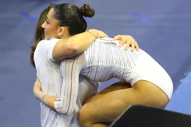 October 19, 2026, Rotterdam, Netherlands: MAIANA PRAT of Team France reacts after performing on the Balance Beam during the Women s Qualification subdivision 6 10 of the 54th Artistic Gymnastics World Championships at the Ahoy Arena in Rotterdam, Netherlands. Rotterdam Netherlands - ZUMAc179 20261019_zep_c179_016 Copyright: xMickaelxChavetx